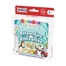 BrainBox Pocket Personajes Relevantes - Juego de Mesa Educativo Interactivo para Niños a Partir de 8 Años