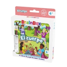 BrainBox Pocket El Cuerpo - Juego de Mesa Educativo Visual para Niños a Partir de 6 Años