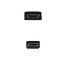 Cable Nanocable HDMI macho a Mini HDMI macho 1.8M negro