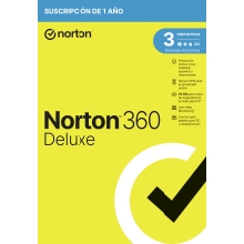 Antivirus Norton Deluxe 25gb español 1 usuario 3 dispositivos 1 año en caja