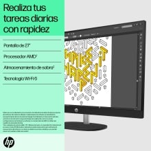 HP 27-Cr0026Ns R3-7320U 27" 8GB 512GB W11 teclado y ratón