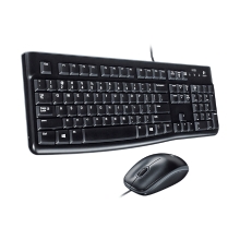 Teclado y ratón con cable Logitech MK120 -italiano-