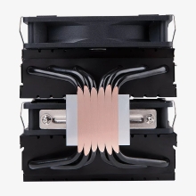 Ventilador de CPU Hiditec C20 PRO 265W TDP Black 2x120mm