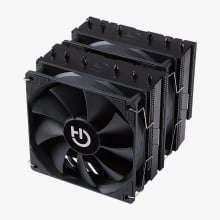 Ventilador de CPU Hiditec C20 PRO 265W TDP Black 2x120mm