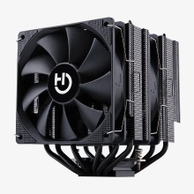 Ventilador de CPU Hiditec C20 PRO 265W TDP Black 2x120mm