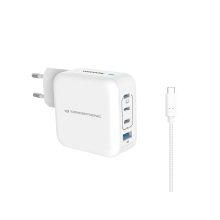 Cargador Conceptronic 3xUSB tipo c /1xUSB-A Quickcharge 3.0 Gan Pps 100w Incluye cable
