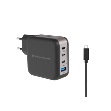Cargador Conceptronic 3xUSB tipo c / 1xUSB-A Quickcharge 3.0 Gan Pps 100w Incluye cable