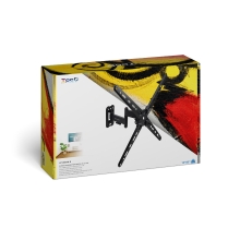 Soporte de pared Tooq LP1356TN-B 13" a 55" gira e inclina con doble brazo