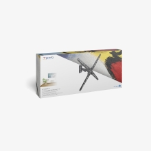 Soporte de pared Tooq LP1355TN-B 13" a 55" gira e inclina con brazo negro