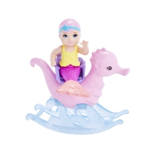 Muñeca barbie mattel sirena juego de cuidado con merbaby y foca