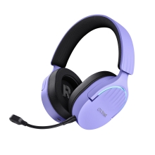 Auriculares Bluetooth Trust Gaming Fayzo Gxt 491 Lila 25305 Bt Y Usb 2.4ghz microfono desmontable