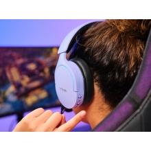 Auriculares Bluetooth Trust Gaming Fayzo Gxt 491 Lila 25305 Bt Y Usb 2.4ghz microfono desmontable