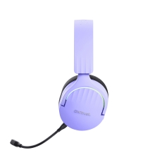 Auriculares Bluetooth Trust Gaming Fayzo Gxt 491 Lila 25305 Bt Y Usb 2.4ghz microfono desmontable