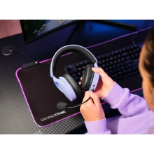 Auriculares Bluetooth Trust Gaming Fayzo Gxt 491 Lila 25305 Bt Y Usb 2.4ghz microfono desmontable