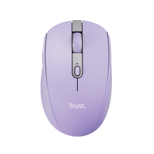 Ratón Trust Wireless Y Bluetooth Ozaa 25384 recargable 6 Botones violeta