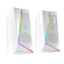 Altavoces 2.0 bluetooth Mars Gaming Ms7 20w RMS RGB blanco