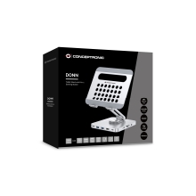 Adaptador USB TIPO C con soporte Conceptronic 1xHDMI 2xUSB-A 3.0 1xUSB-C 1xUSB-C Pd100w 1x3,5mm 1xSD/SDmicro
