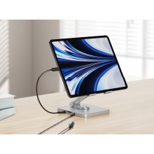 Adaptador USB TIPO C con soporte Conceptronic 1xHDMI 2xUSB-A 3.0 1xUSB-C 1xUSB-C Pd100w 1x3,5mm 1xSD/SDmicro