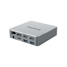 Adaptador USB TIPO C Conceptronic Donn25g 2xHDMI 1xDP 2xUSB-A 2xUSB-C 1x3.5mm 1xRJ45