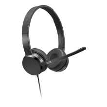 Auricular con micrófono Lenovo Wired Stereo On-ear Headset USB