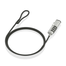 Cable de seguridad AISENS tipo nano con cerradura de combinación 1.5m