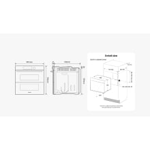 Horno Samsung NV7B5750TDK/U1 76L pirolítico negro