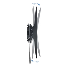 Soporte de pared TooQ LP42130T-B 60" a 100" inclinable negro