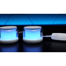 Altavoz bluetooth 2,0 Mars Gaming Ms-aura blanco Rgb 360Âº Bt 5,3 15w alimentación Usb + Jack 3,5mm