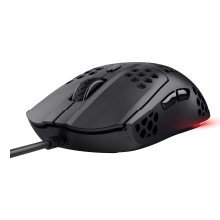 Ratón Trust Gxt928 Helox Usb Ultraligero Gaming negro