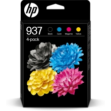 Pack 4 cartuchos originales HP 937