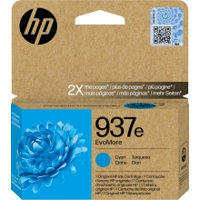 Cartucho original HP 937e cian