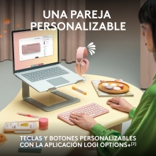 Teclado y ratón inalámbrico Logitech Pebble 2 combo negro
