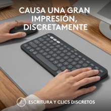 Teclado y ratón inalámbrico Logitech Pebble 2 combo negro