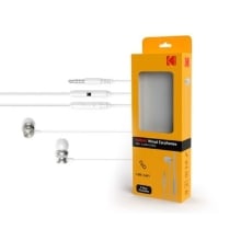 Auriculares con micrófono intrauditivos Kodak 170+ silicona plata