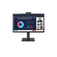 Monitor LG 24BP75CP-B 23.8" IPS webcam multimedia pivotante HDMI DP USB-A