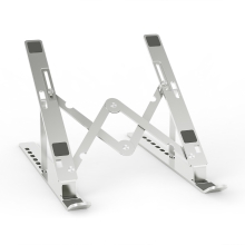 Soporte portátil AISENS sobremesa ajustable plata
