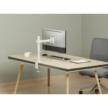 Soporte de mesa Equip 650166 17" a 32" con brazo blanco