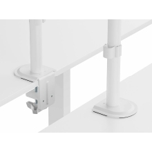 Soporte de mesa Equip 650167 17" a 32" 2 pantallas con brazo blanco