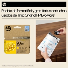 Cartucho original HP 937e amarillo