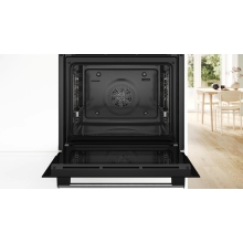 Horno Bosch HBA514ES3 71L multifunción display cristal negro interior