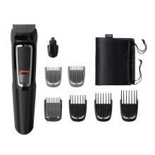 Cortapelo Philips MG3730/15 Multigroom Series 3000 con 8 accesorios inalámbrico recargable