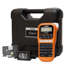 Rotuladora Brother PTE110VP lcd - 2 lineas - teclado qwerty - teclado numerico
