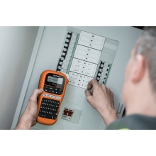 Rotuladora Brother PTE110VP lcd - 2 lineas - teclado qwerty - teclado numerico