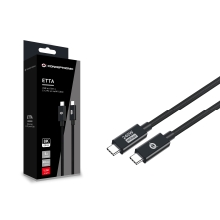 Cable USB tipo C macho/macho Conceptronic Usb 4.0 Gen 3 240w 48v 5A 40gbps E-mark 1.2m