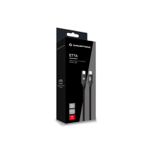 Cable USB tipo C macho/macho Conceptronic Usb 3.2 Gen 2 100w 20v 5A 10gbps E-mark 2m