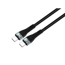 Cable Conceptronic USB tipo C macho/macho Pd 3.0 100w 5A 2m E-mark negro