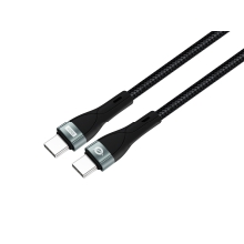 Cable Conceptronic USB tipo C macho/macho Pd 3.0 100w 5A 1.2m E-mark negro