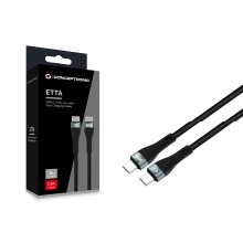 Cable Conceptronic USB tipo C macho/macho Pd 3.0 100w 5A 1.2m E-mark negro