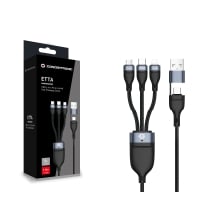 Cable Usb 3in1 Conceptronic Pd 3.0 100w 20v 5A 480mbps 2m E-mark