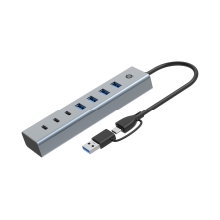 Hub Usb 3.0 Conceptronic 4xUSB-A / 3xUSB-C conexión USB-C / A